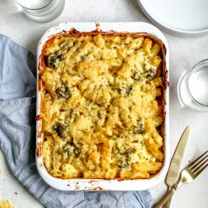 cheddar and broccoli pasta bake