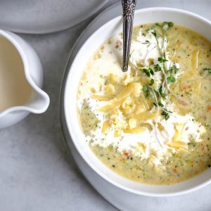 broccoli and cheddar soup