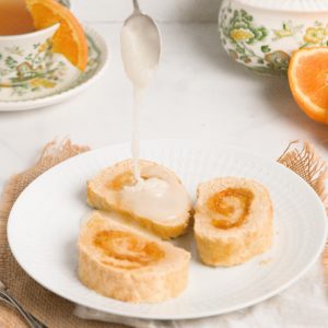 orange jam roly poly