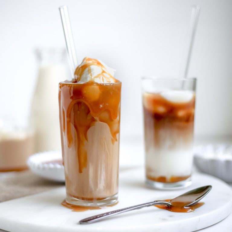Caramel latte iced coffee Recipes Dairy UK