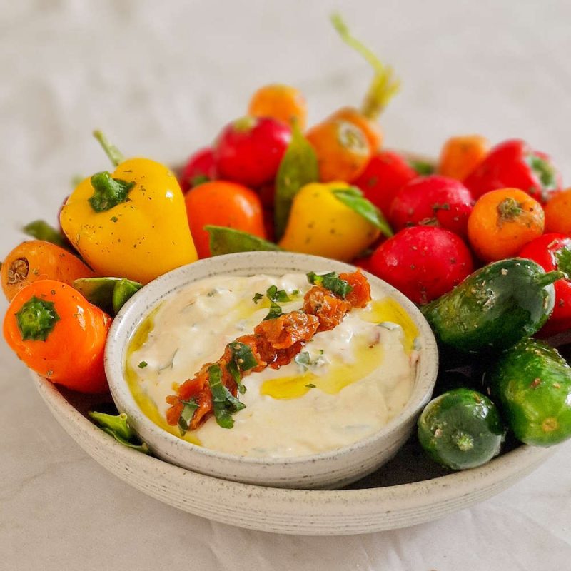 Creamy sundried tomato dip Recipes Dairy UK